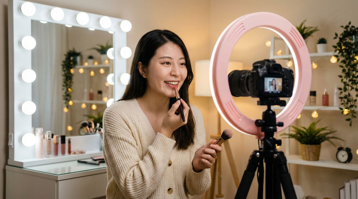 情深叉喔美妆视频教程